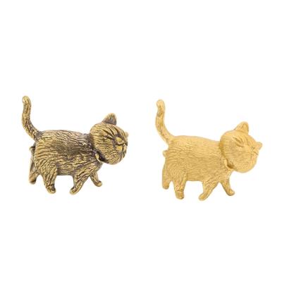 Metal Cabinet Door Handle with Cute Lucky Cats Design Ergonomic Comfort for Easy Installation Home Decors Upgrades