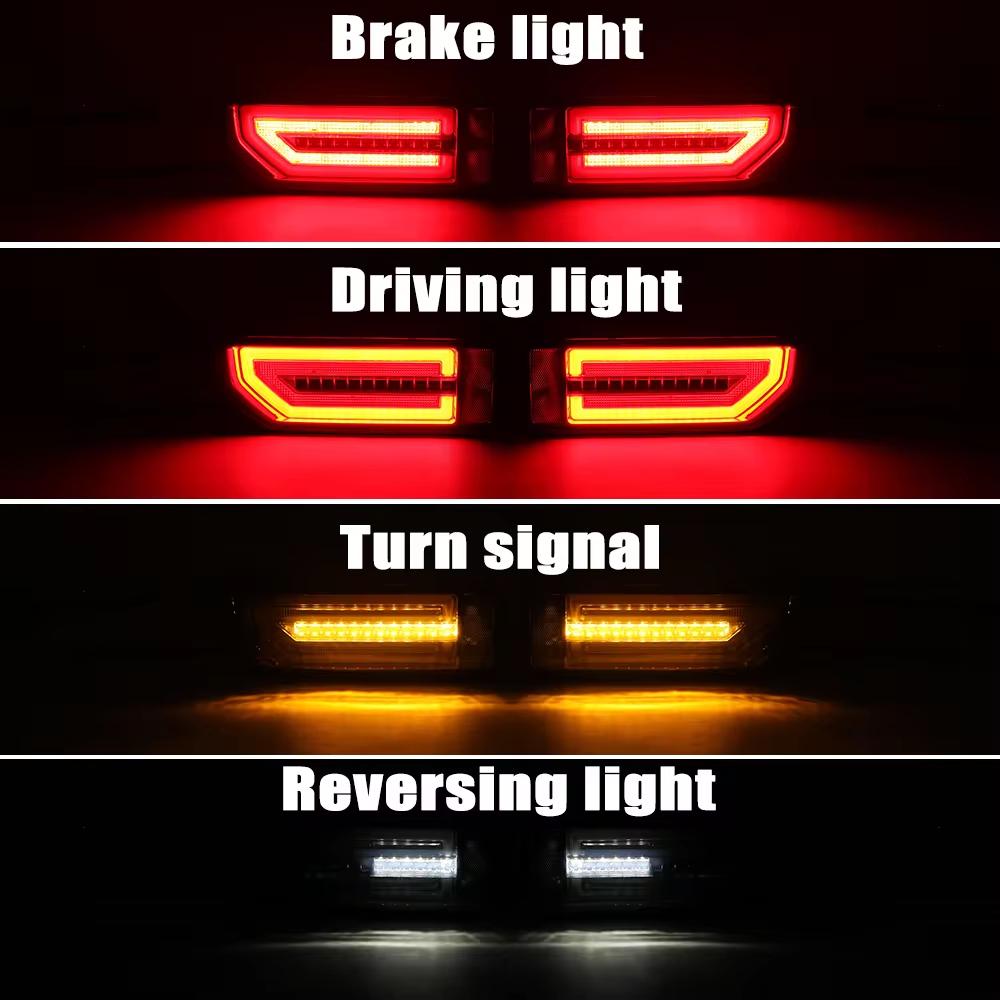 Car LED Reflector Tail Lights For Suzuki JIMNY 2019 2020 Rear Reserving Brake Lamps Turn Signal Indicatior Taillight  Car Parts