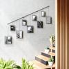 Umbra Exzibit Photo Set of 6x2L Stylish Interior Black Multi-Frame Frames, 9, Size, Wall-Mounted, Hanging, Display, Decor, Gift, Present,