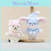 Bear Plush Christmas Keychain With Hat Pp Cotton Stuffed Toy For Kids Gift