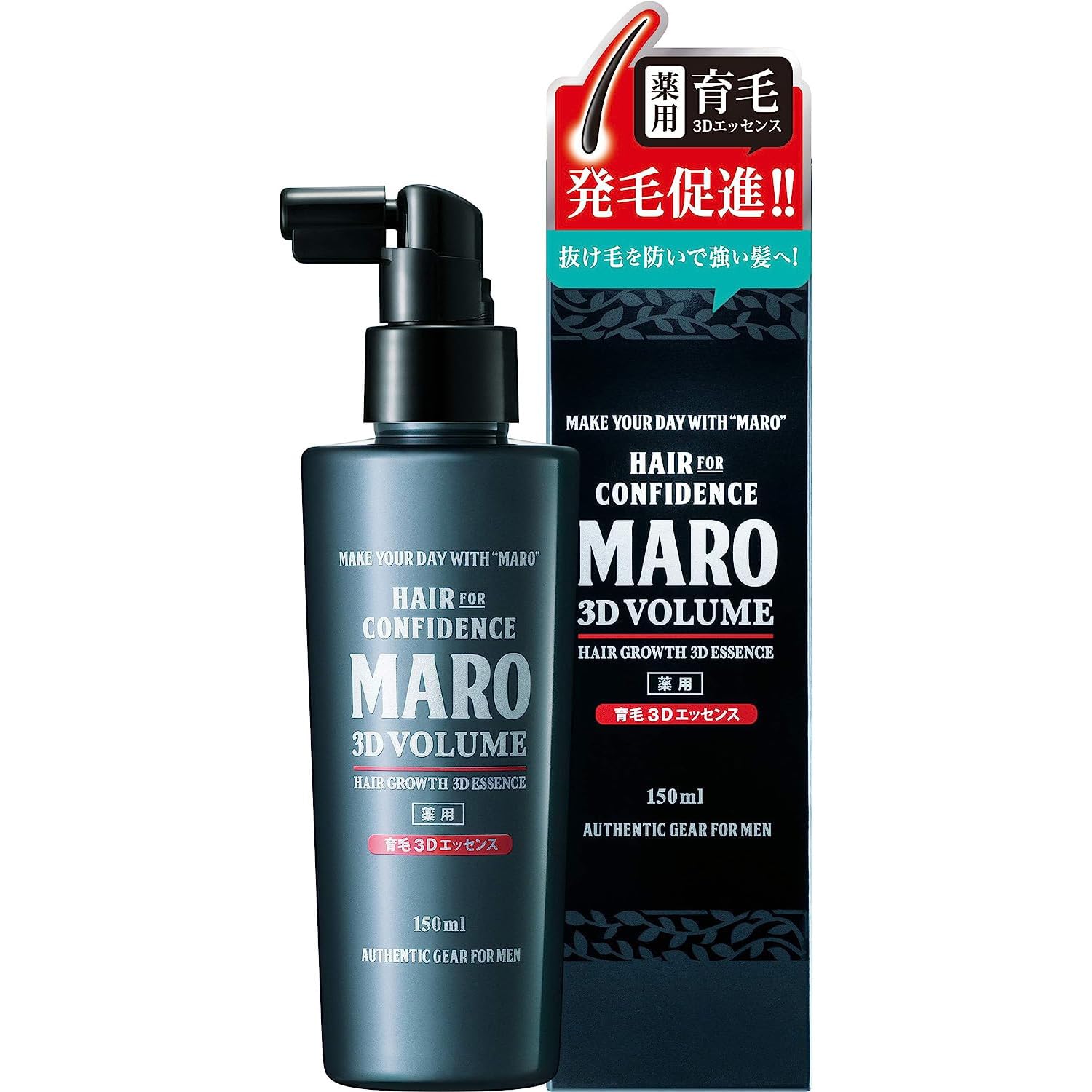 

MARO 3D Volume Up Essence Лечебное средство для роста волос, против выпадения волос 150 мл Основной товар [квази-лекарство]