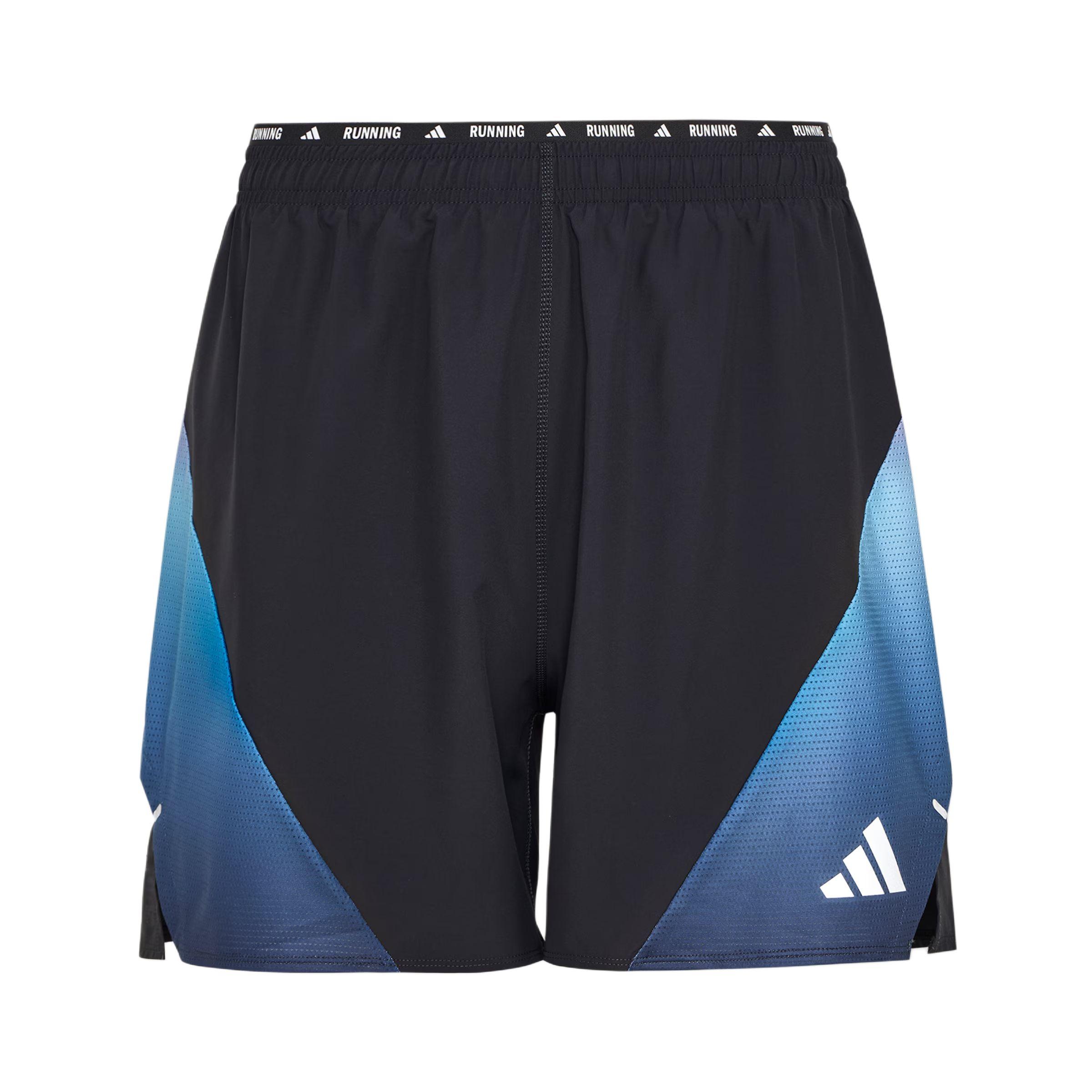 Adidas Marathon Shanghai Half Limited Edition Woven Mid-Rise Drawstring Running Shorts Men Shorts KU5584 S