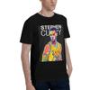 Stephen Curry Men TShirt Plus Size T Shirts Mens Crew Neck Cotton Tees Short Summer Male