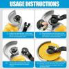 Angle Tool Repair Hardware, Single Option Metal Replacement Part for Service Work, Garage Storage, and Workshop Care