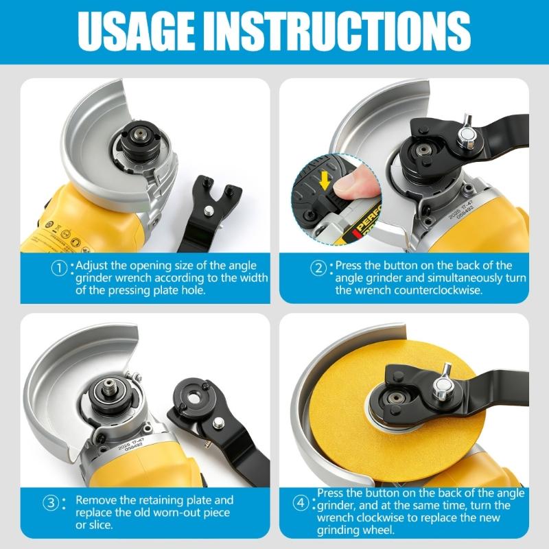 Angle Tool Repair Hardware, Single Option Metal Replacement Part for Service Work, Garage Storage, and Workshop Care