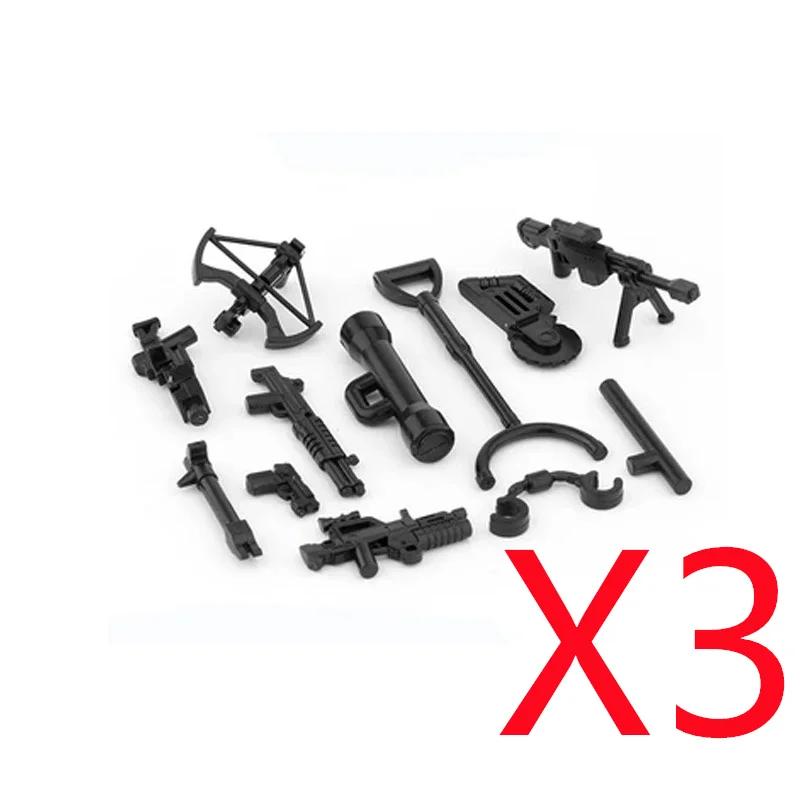 MOC Military Building Blocks Accessories Weapons Guns Special Forces Soldiers AKM Rocket Launchers Night Vision Toys Gifts X036