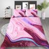 3D Color Halo Printing Bedding Single Double Bed Full Size Quicksand Pattern Pillowcase and Quilt Cover Washable and Comfortable Home Decoration