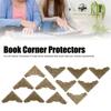 100Pcs Book Corner Protectors Vintage Appearance Premium Metal High Hardness Wide Application Metal Corner Protector