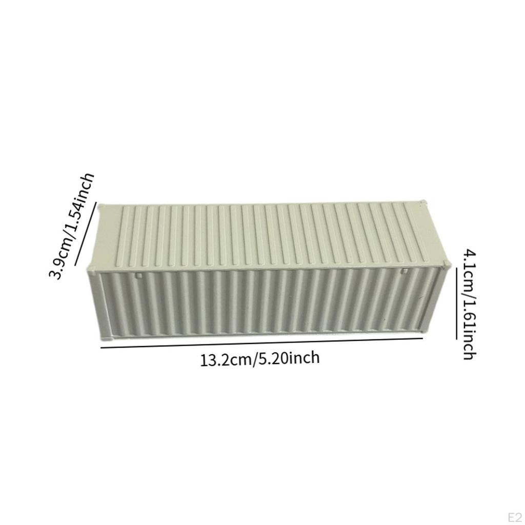 1:50 Scale Diecast Shipping Container Dry Goods Collectible Accessories Scene
