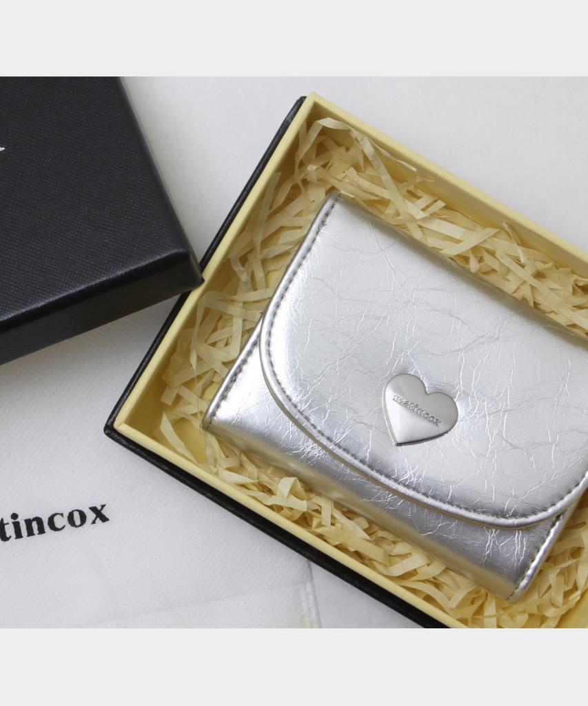 Matincox Heart Fold Wallet - Silver
