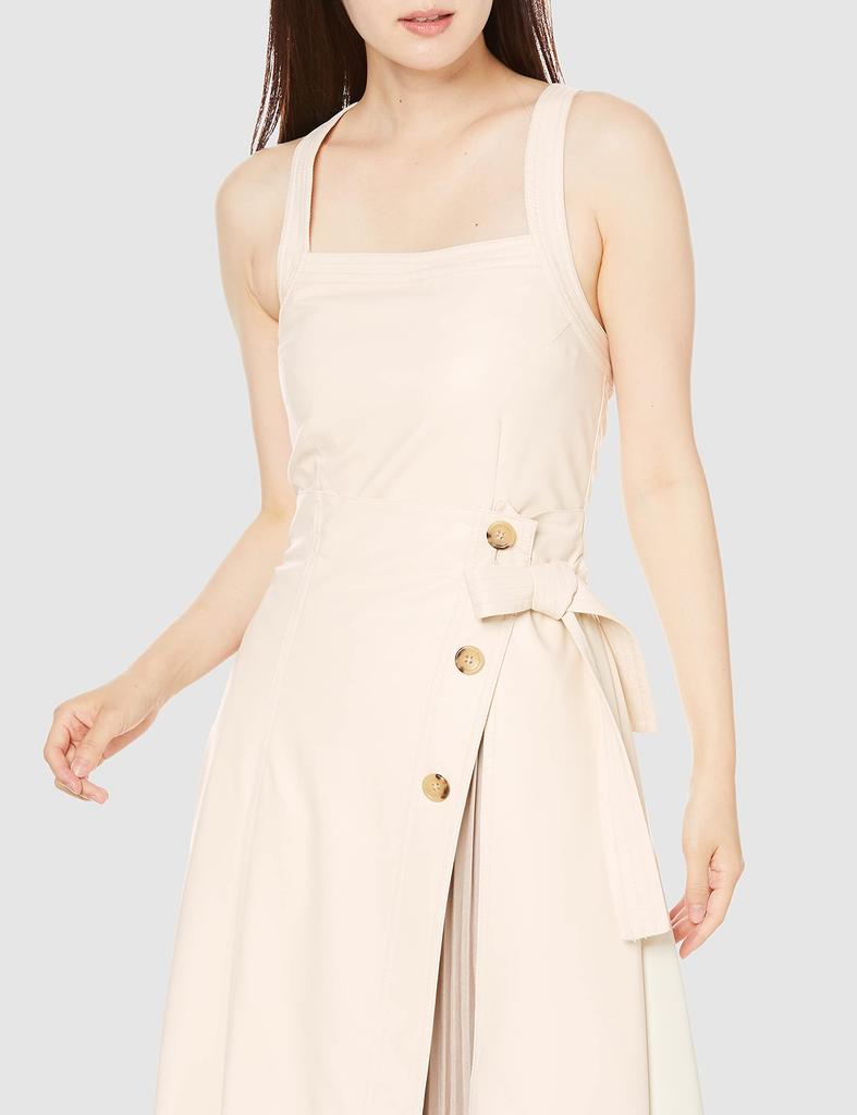 Different Material Docking Dress LWFO214022 IVR 0 [Lily Brown] Women's