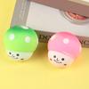 Squeeze Toy Mushroom Shape Slow Bright Color Stress Rebound Decompression Toy Relief Ball Desktop Ornament