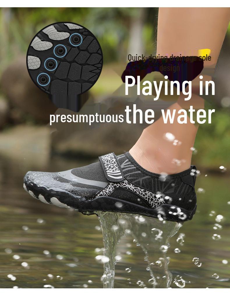 Amphibische, rutschfeste Fluss-Wanderschuhe – atmungsaktive, schnelltrocknende Wasserschuhe für Männer und Frauen, perfekt für den Strand, zum Angeln und Schwimmen.