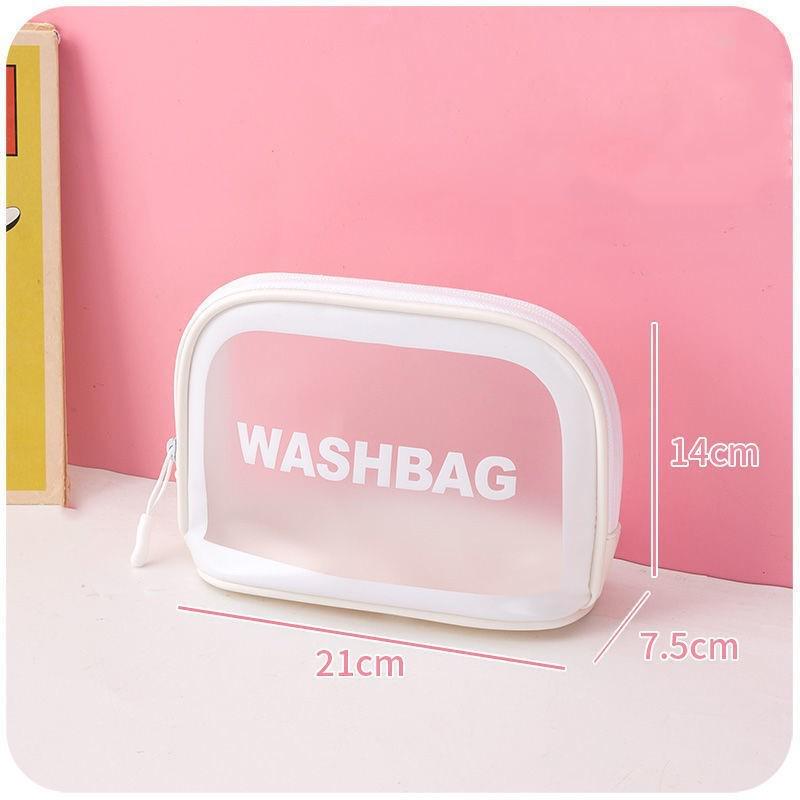 Travel Makeup Bag - High-End Waterproof, Multi-functional, Large Capacity, Transparent with Logo Print
