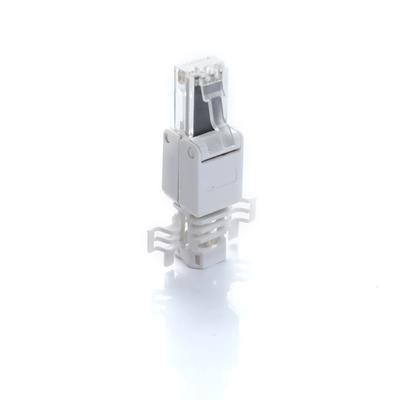 No Crimp Ethernet Cable Tool-Less  Head Plug Cat6 Rj45 Connector
