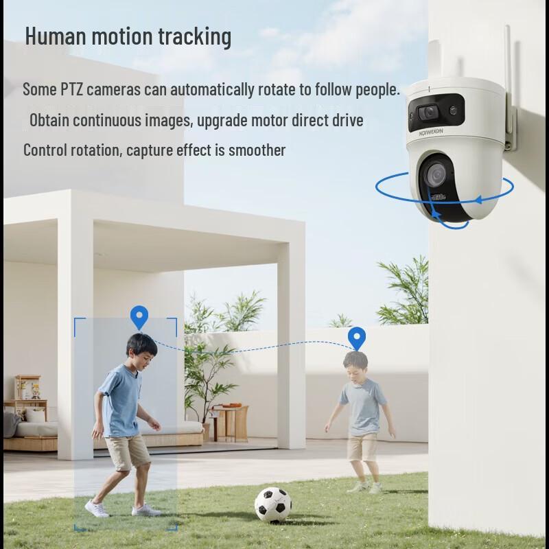 

HIKVISION 10MP Dual-Lens Outdoor Wi-Fi Security Camera CN plug (adapter included)