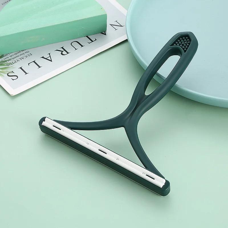 Reusable Manual Lint Scraper Portable Pet Fur Remover Brush Efficiently Remove Fuzz Pills Dog Cat Hair for Clothing Sofa Carpet