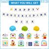 28Pcs Happy Housekeeping Week Decorations Happy Housekeeping Appreciation Banner Porch Sign Door Hanging Cards Hotel Hospital Of