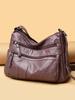 Retro Soft Leather Women's Crossbody Bag - Fashionable, Versatile, Casual Single-Shoulder Bag