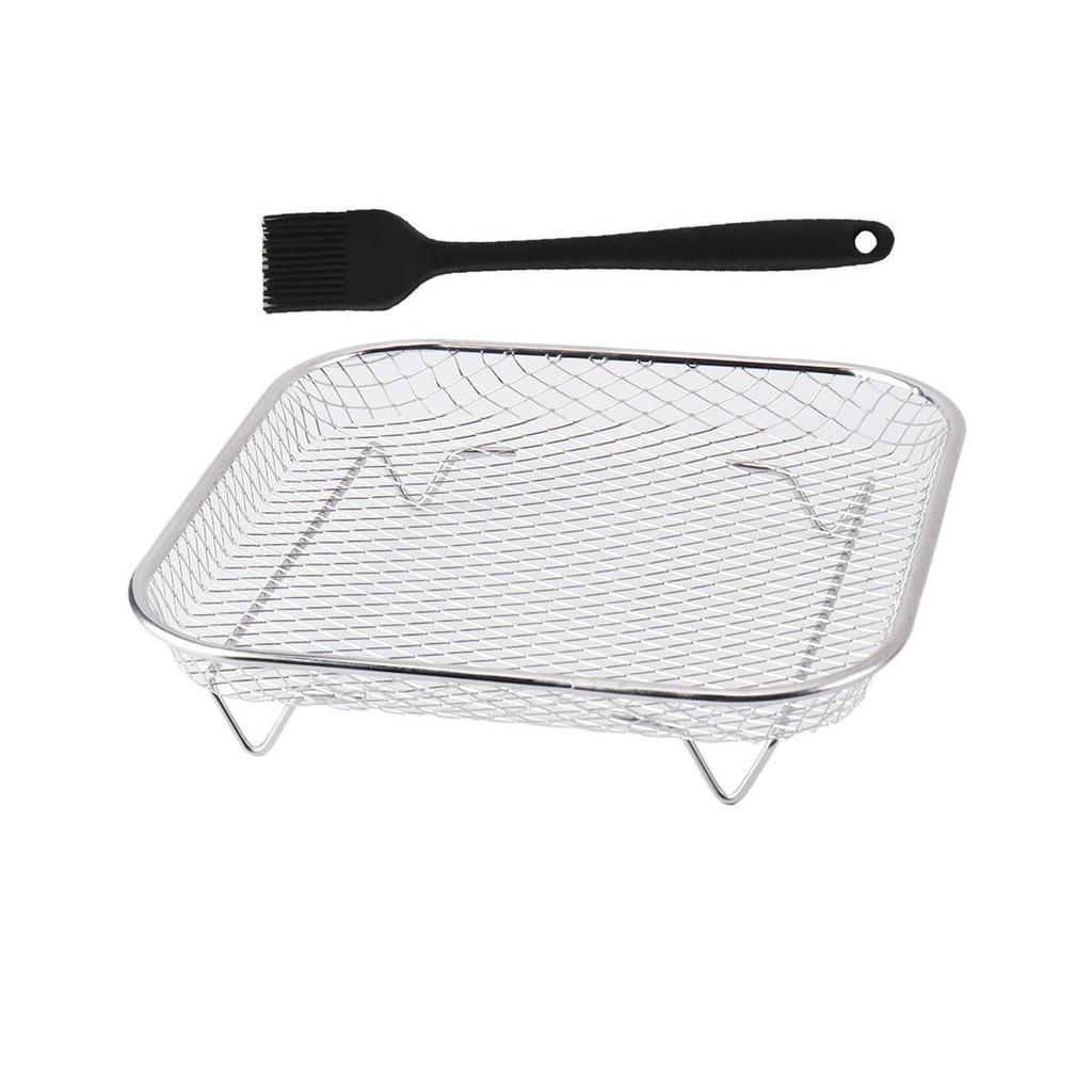 Air Fryer Universal Accessories Non-Stick Airfryer Tray Wire Rack Basket Kitchen Gadgets Multipurpose for Baking Cooking Tool