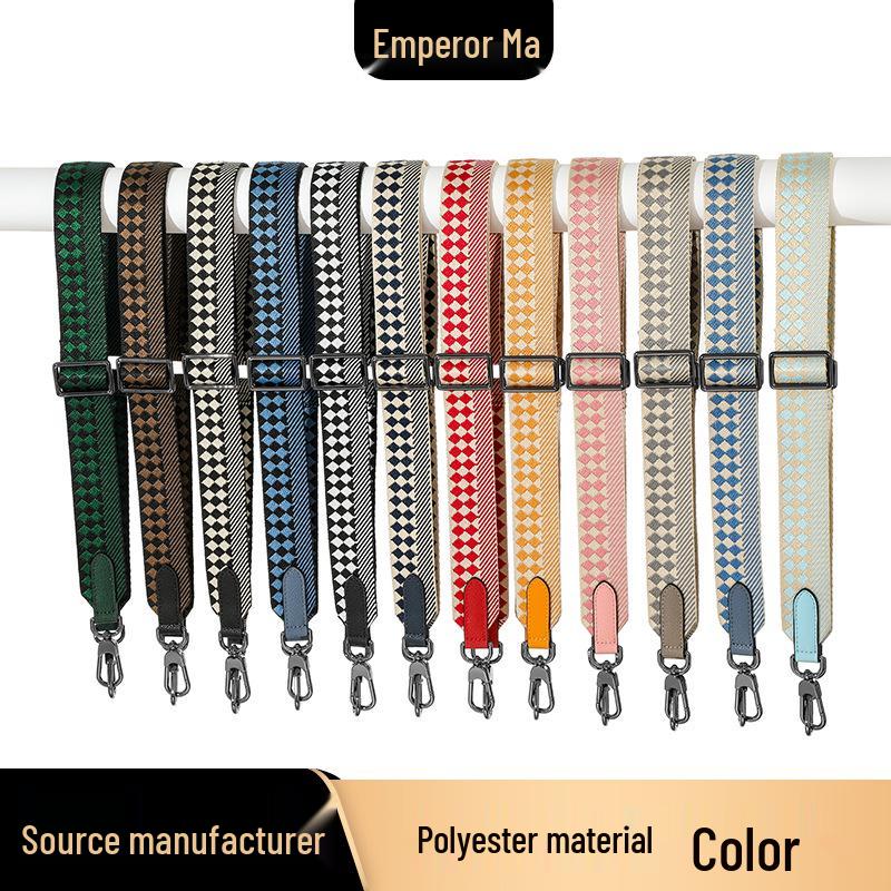 

F-98 Plaid Adjustable Crossbody Shoulder Bag Strap Replacement Accessory