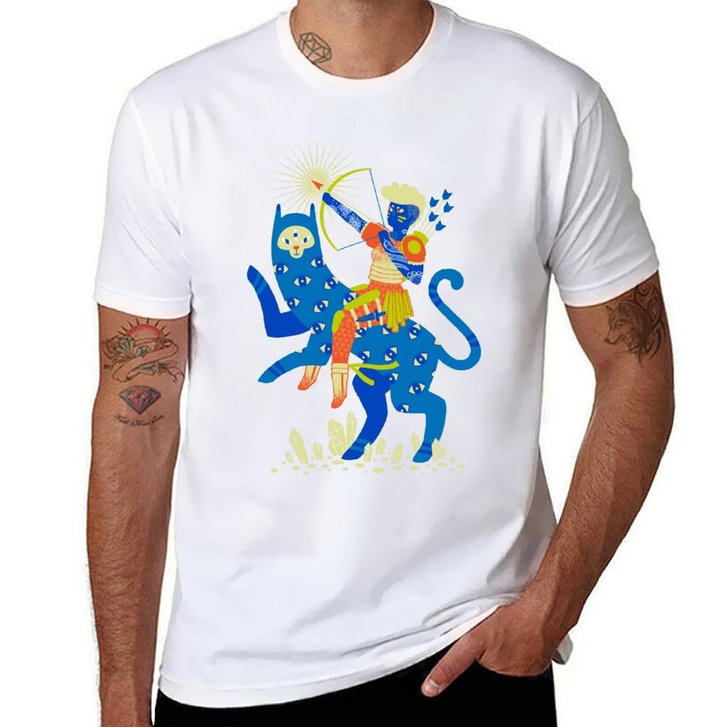 The Warrior Tshirt Soft Casual Short Sleeve Cotton Tee