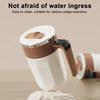 Automatic Stirring Coffee Cup with Real-Time Temperature Display Rechargeable Self-Stirring Mug Double-Wall Insulated 316 Stainless Steel Coffee Cup