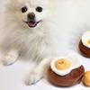 Kosuni Toys Hamburger Steak Puppy Nose Walk Squeak Toy 1pc
