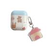 Korean style INS Cute Bear compatible with AirPods Gen 1 protective covers, Gen 2 Gen 1 Pro 1 Apple Bluetooth earphone cases