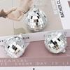 6Pcs Mirror Disco Ball, 1.96Inches Silver Hanging Ball for Party, Birthdays, Weddings, Home Decorations, Stage Props, Game Accessories, 5cm