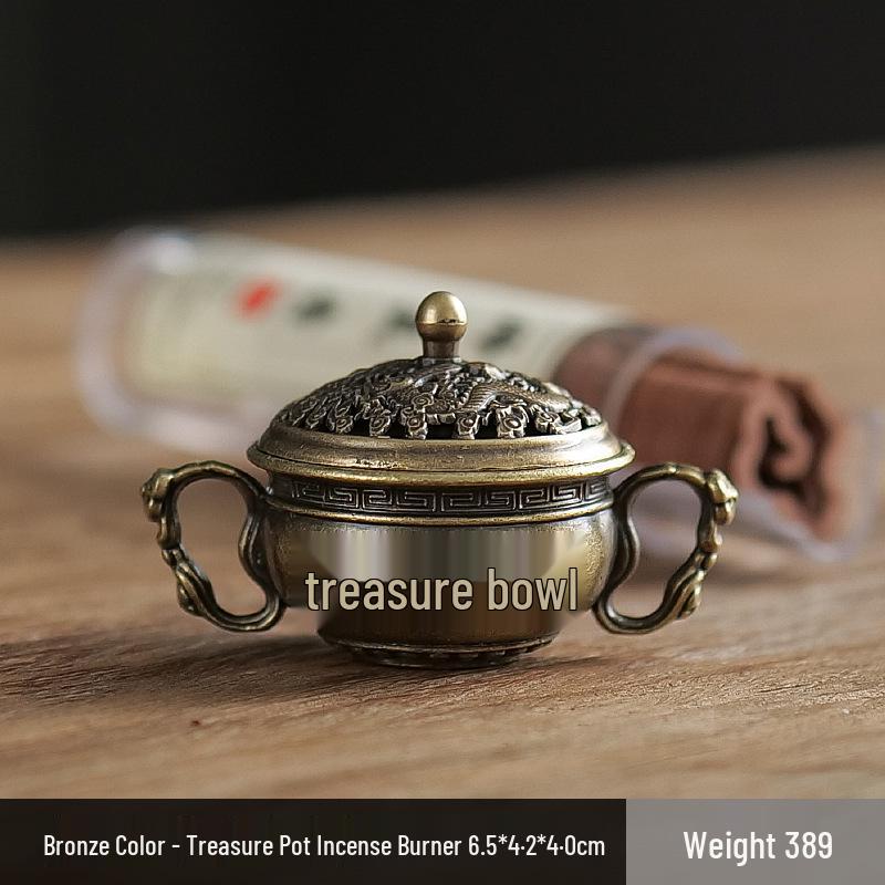 Auspicious Clouds Sandalwood & Agarwood Coil Incense for Indoor Aromatherapy - Long-lasting Deodorizing Incense Burner Censer