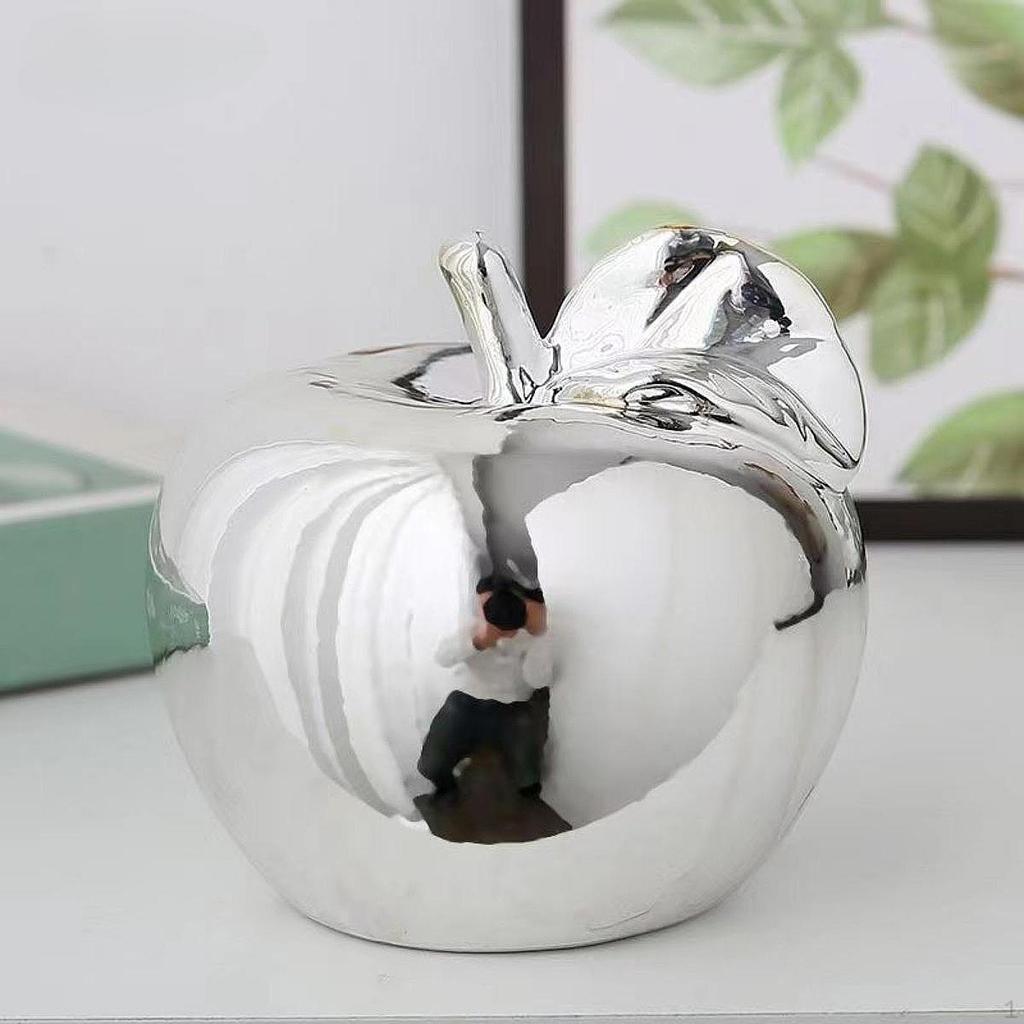 Fruit Sculpture Ceramic Figurine Artistic Creative Elegant Collection Ornament for Cafes Rooms