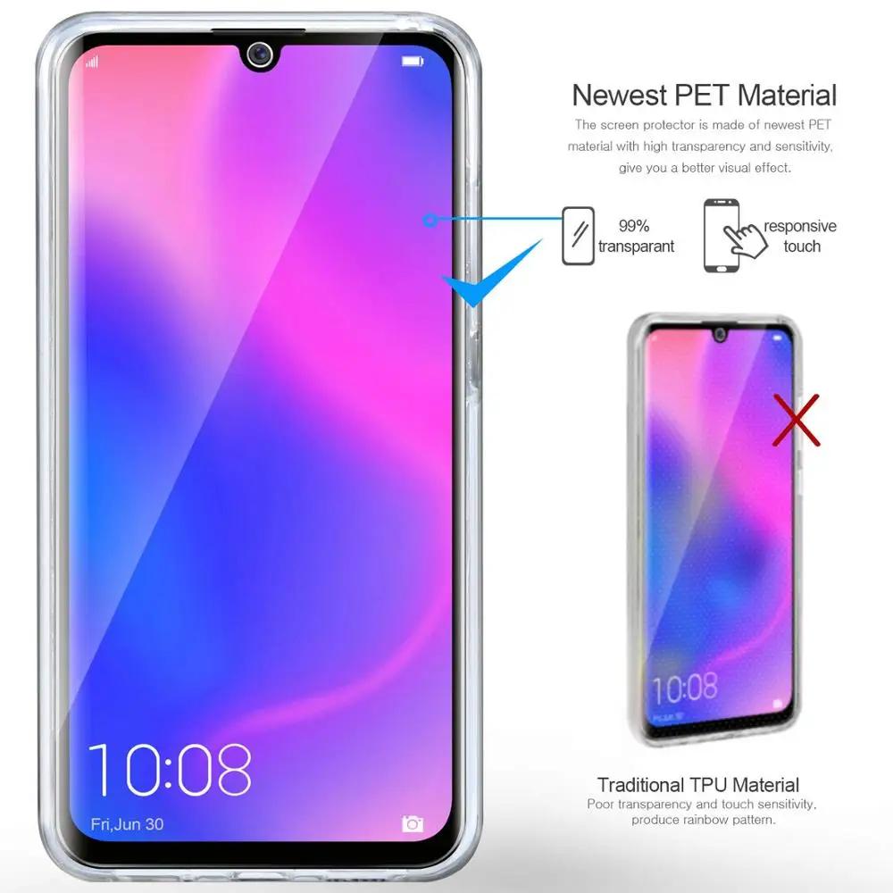 Чехол 360 градусов для всего тела для Huawei P30 P20 Pro Lite Двусторонний Силиконовый ТПУ Прозрачный Coque для Mate 30 20 10 Lite Y6 Y7 Y8 Funda