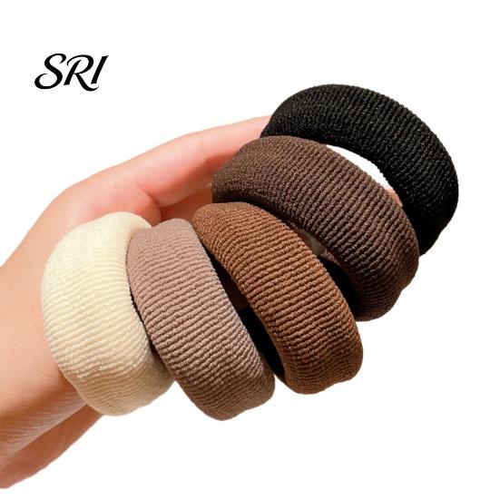 Hair Tie Bracelet Combo 5Pcs Women Ties Adjustable Elasticity Thickened Bands for Thick No Scalp Irritation Holder Versatile Accessories Rubber Band