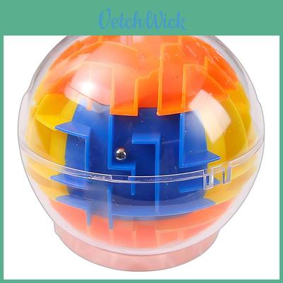 Intelligence Puzzle Ball With Plastic Construction For Kids Brain Training And Gift