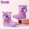 Sanrio Kids' Lightweight, Non-slip, Wear-resistant Cute Rain Boots for Girls and Toddlers
