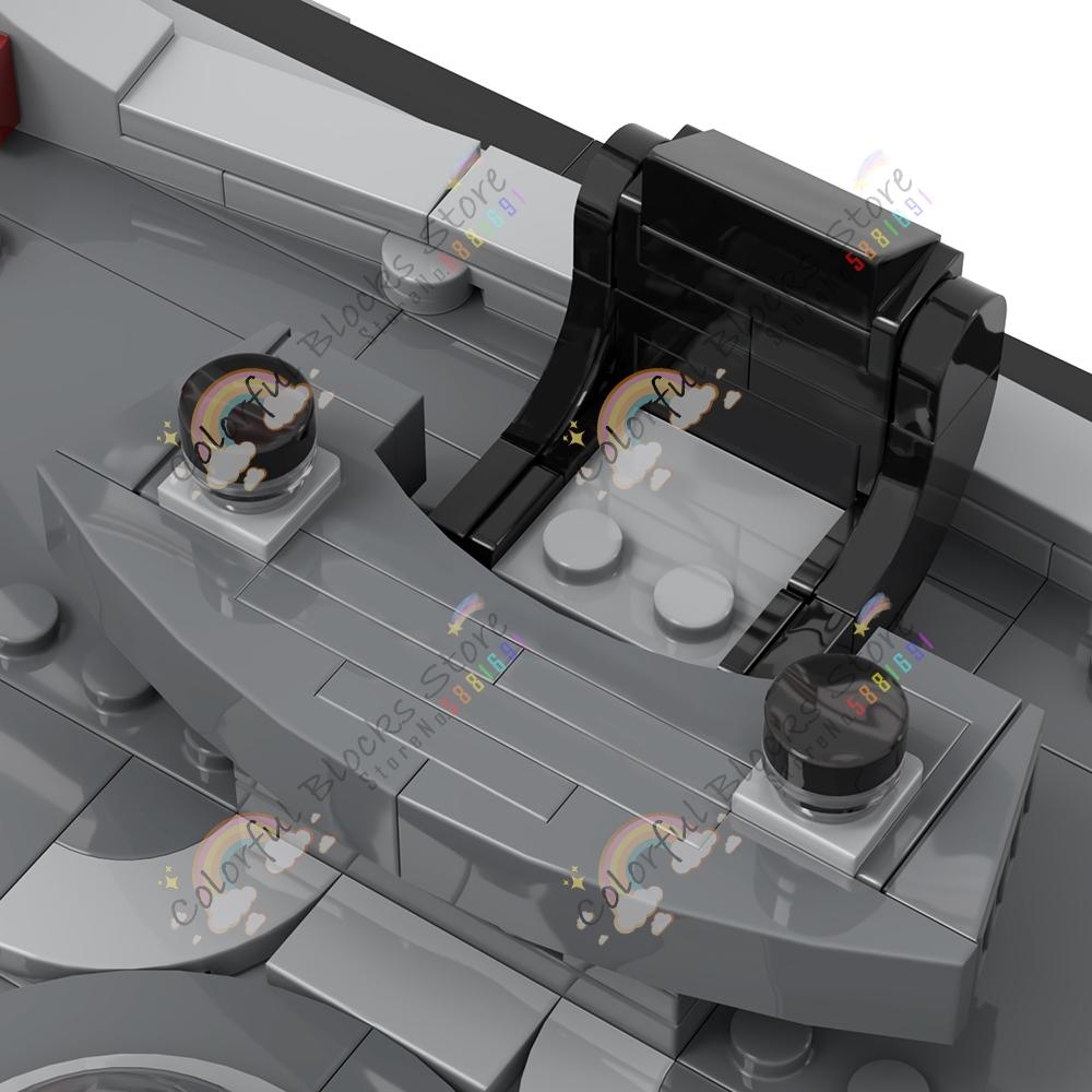 Movie Series Scene MOC Building Blocks Interstellar Council Chamber Senate Transformation Architecture Models Toys For Kids Gift