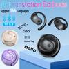 Wireless BT AI Real-time Voice Translation Earphones 144 Languages Smart Ear Headphone Translator for Business Travel Learning