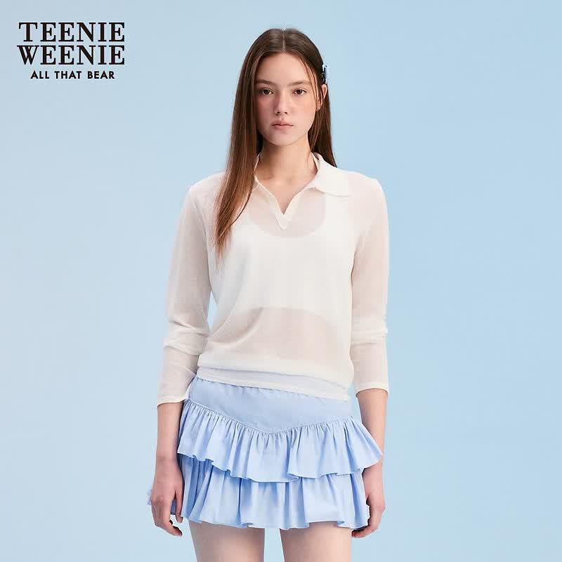 Teenie Weenie Bear Letter Knit Sweater M