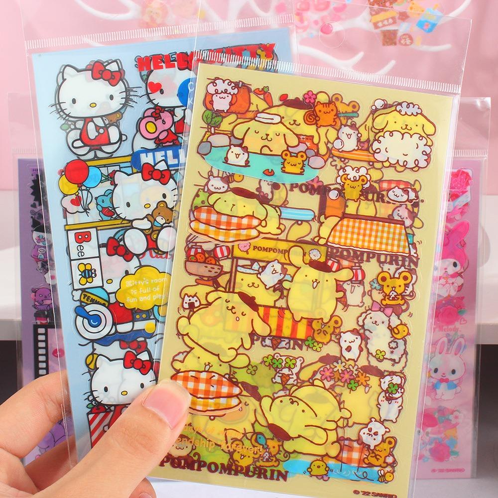 Series New Of Diy Stickers With High Aesthetic Value Featuring Cute Cartoon Decorations And No Cutting Handmade Stickers Gift