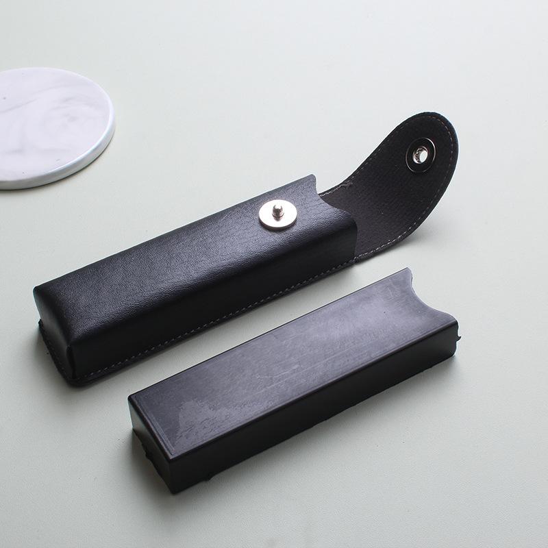 Unisex Portable Leather Phone Pouch 1Pcs Belt Wearable Glasses Storage Box for Business Trip Outdoor Activities