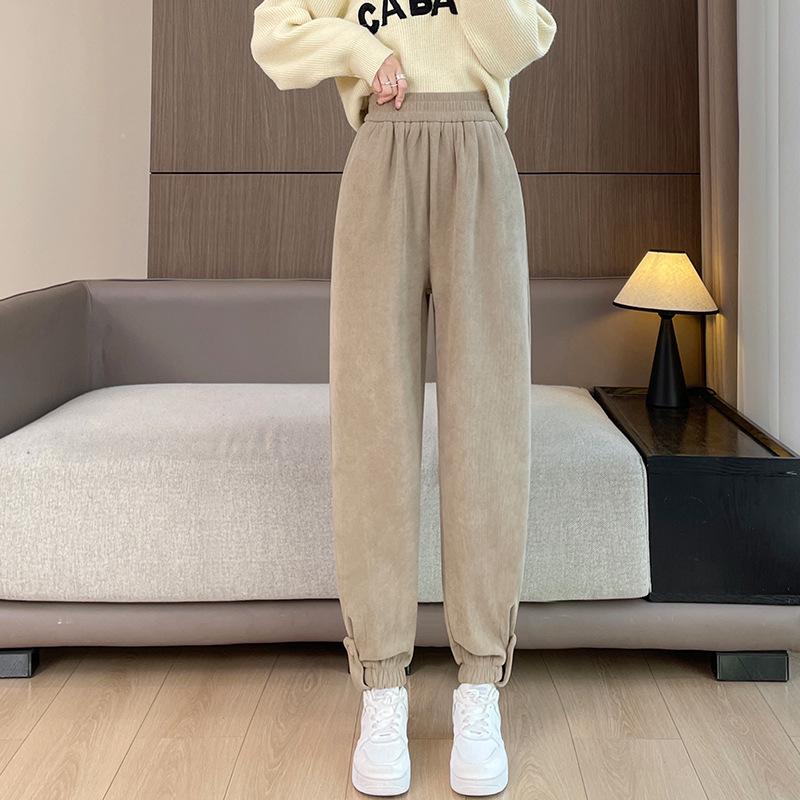 

Женские флисовые гаремные спортивные штаны с высокой посадкой 2XL (131-145 lbs)