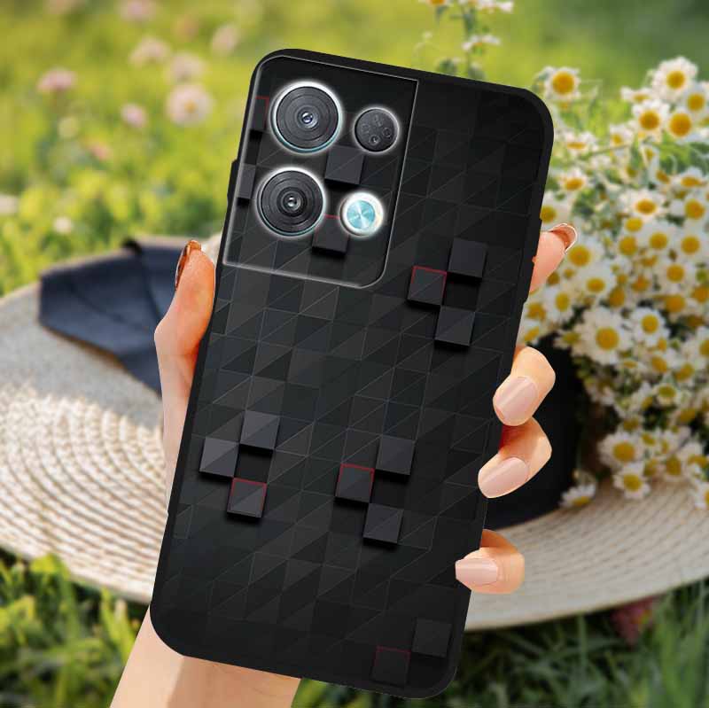 For OPPO Reno 8 Pro 5G Cases Fashion Soft Silicone TPU Shockproof Back Covers For OPPO Reno8 Pro + Plus Phone Case Protect Couqe