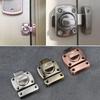 Anti-Theft Door Lock Buckles Cast Metal Hook Door Latch Toilet Doors Gate Lock Bolts for Hotel Bathroom Sliding Door