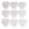 Heart-Shaped Marble Pendant: Valentine's Day Car Ornament & Engraved Thank You Gift