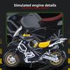 Simulation Motorcycle Alloy Model Toy With Sound And Functions Light