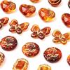 20g Perline Acriliche Sfuse, Trasparente Stile Vintage Smerigliato Oro in Rilievo, Adatte Per Braccialetti, Collane, Ciondoli e Accessori per Gioielli Fai da Te