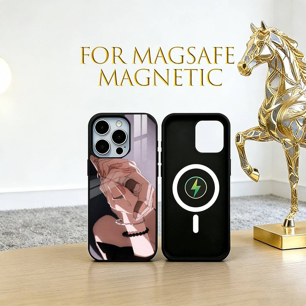 Manhwa  Phone Case For iPhone17,16,15,14,13,12,11 Plus,Pro Magnetic with Magsafe Wireless Charging