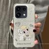 Applicable Opporeno11 Premium Sense Korean Niche Reno11pro All-inclusive Edge Cartoon Rabbit Blonde Girl