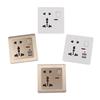 Universal Wall Socket With Led Light Switch 5 Hole Usb Wall Power Socket